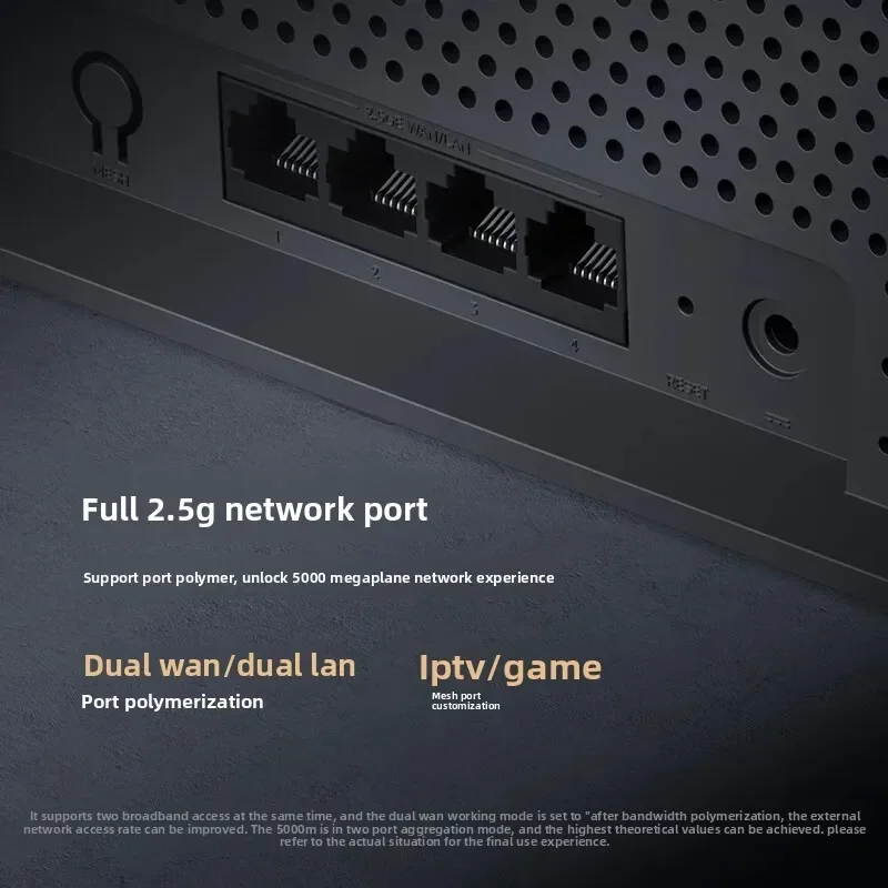Xiaomi Mijia Router BE6500 WiFi 7 6500M Full 2.5G Network Port 4-core Qualcomm Processor loT Smart Linkage Network Security Home