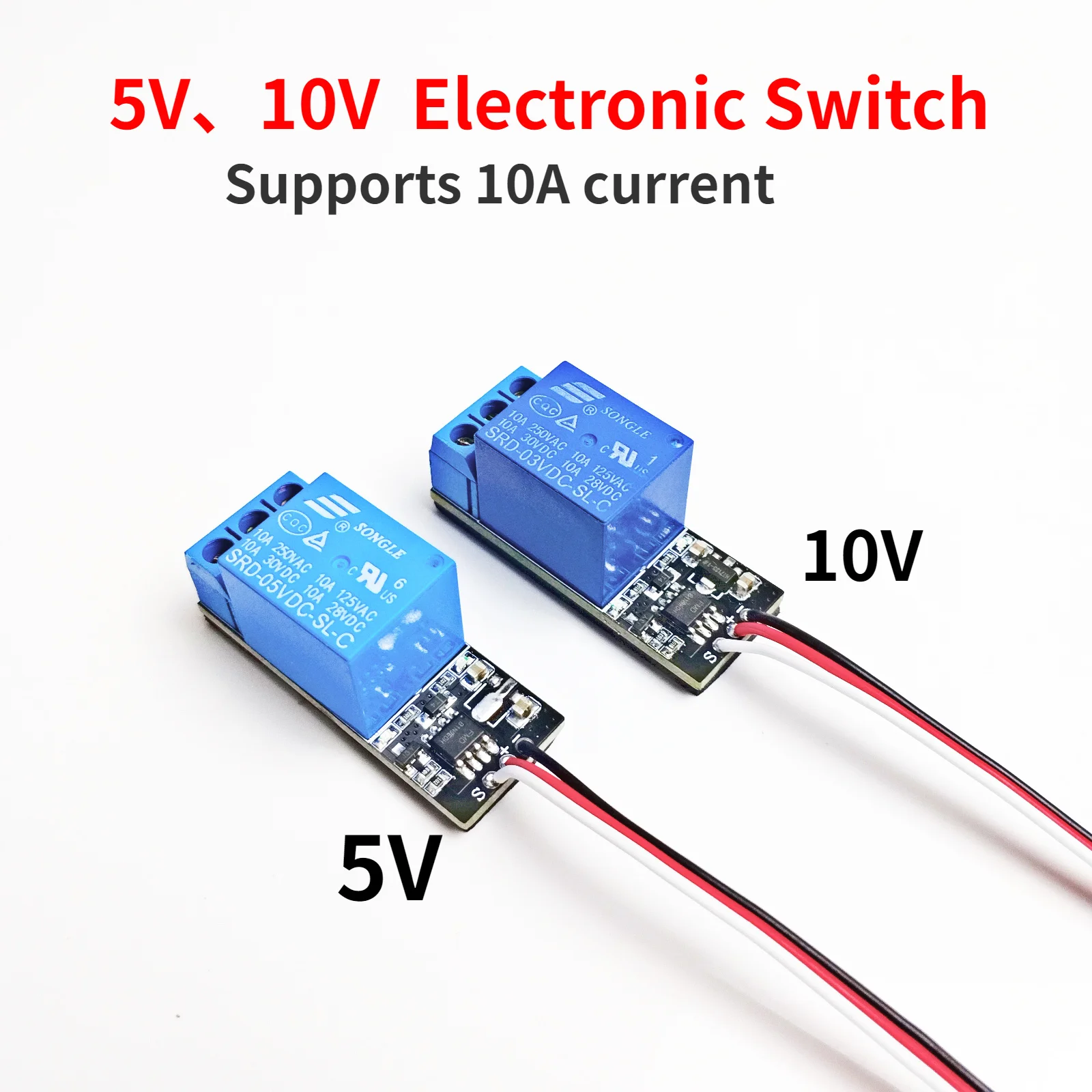 10A 5V/10V Electronic Switch RM Relay Module Transmitter Control For RC Model Aircraft Drone pwm Servo Signal Input