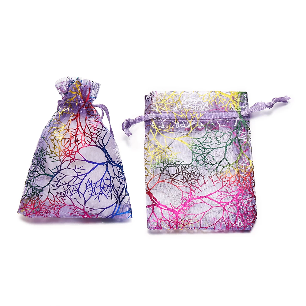 20 teile/los Bunte Zweig Kordelzug Organisation Taschen DIY Schmuck Machen Verpackung Taschen Süßigkeiten Hochzeit Party Taschen Geschenke Beutel