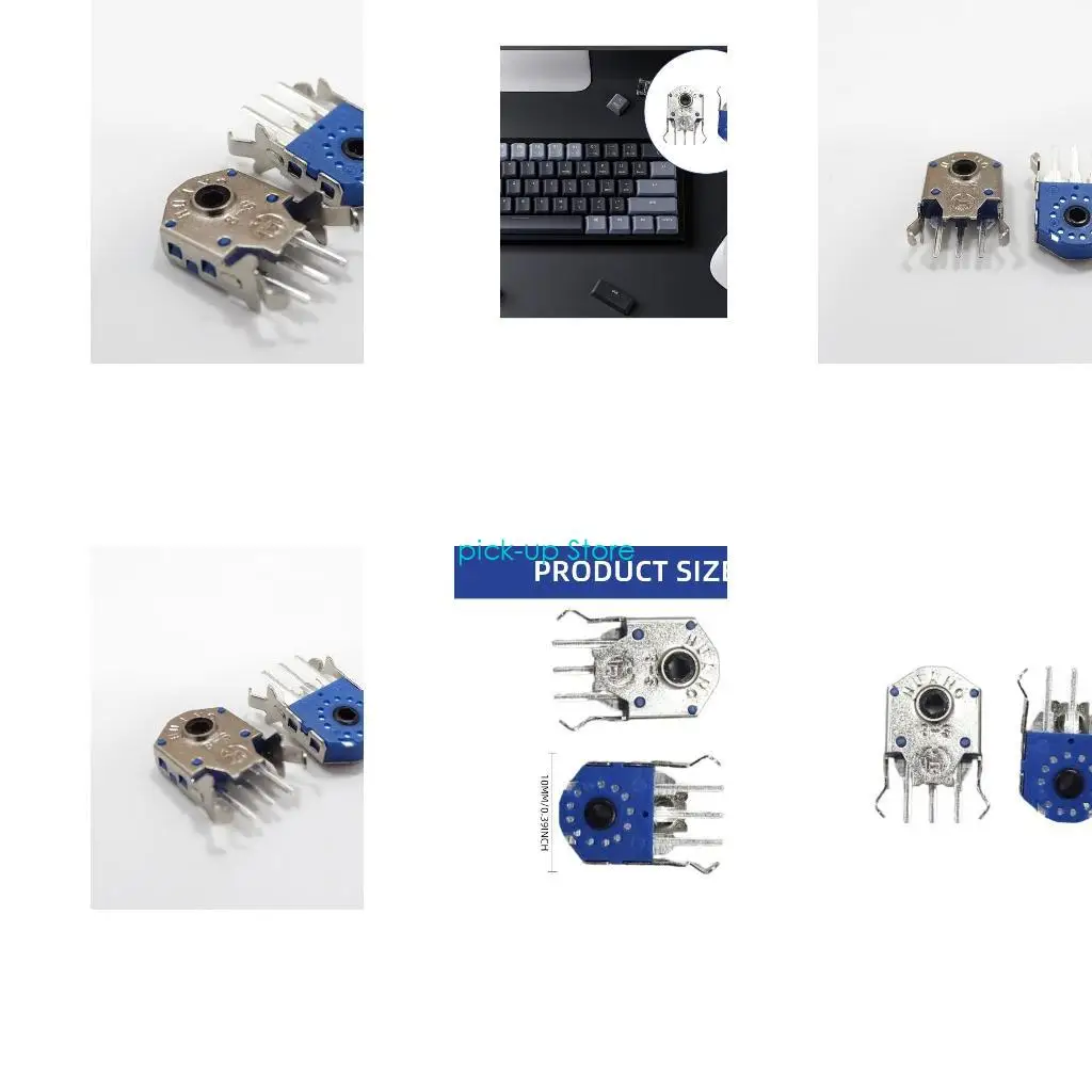 

Q5WA Smooth Operations HUANO 8mm Blue Cores Encoders for Wireless Mouse Metal Gear