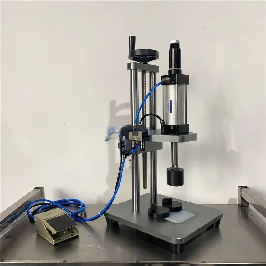 BSK-QP01 Perfume Collar Semi Automatic Capping Machine Pressing Collaring Machine