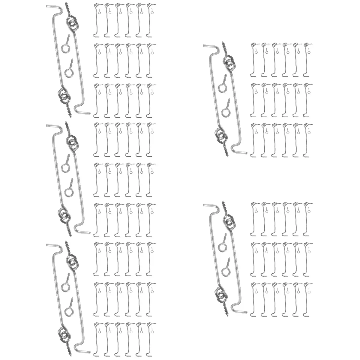 

5pcs 5 Pack over Door Hanger Latch Latches Hook Cabin Window Windproof and for