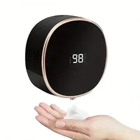 Automatic Soap Dispenser Wall Mounted Electric Foaming LED Display Infrared Induction Soap Dispenser Liquid Dispenser
