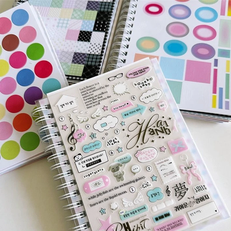 32 قطعة/كتاب جديد الكورية Ins لطيف متعدد المواد ملصق للهاتف كاميرا مجلة DIY لاصقة تزيين Kawaii القرطاسية هدية