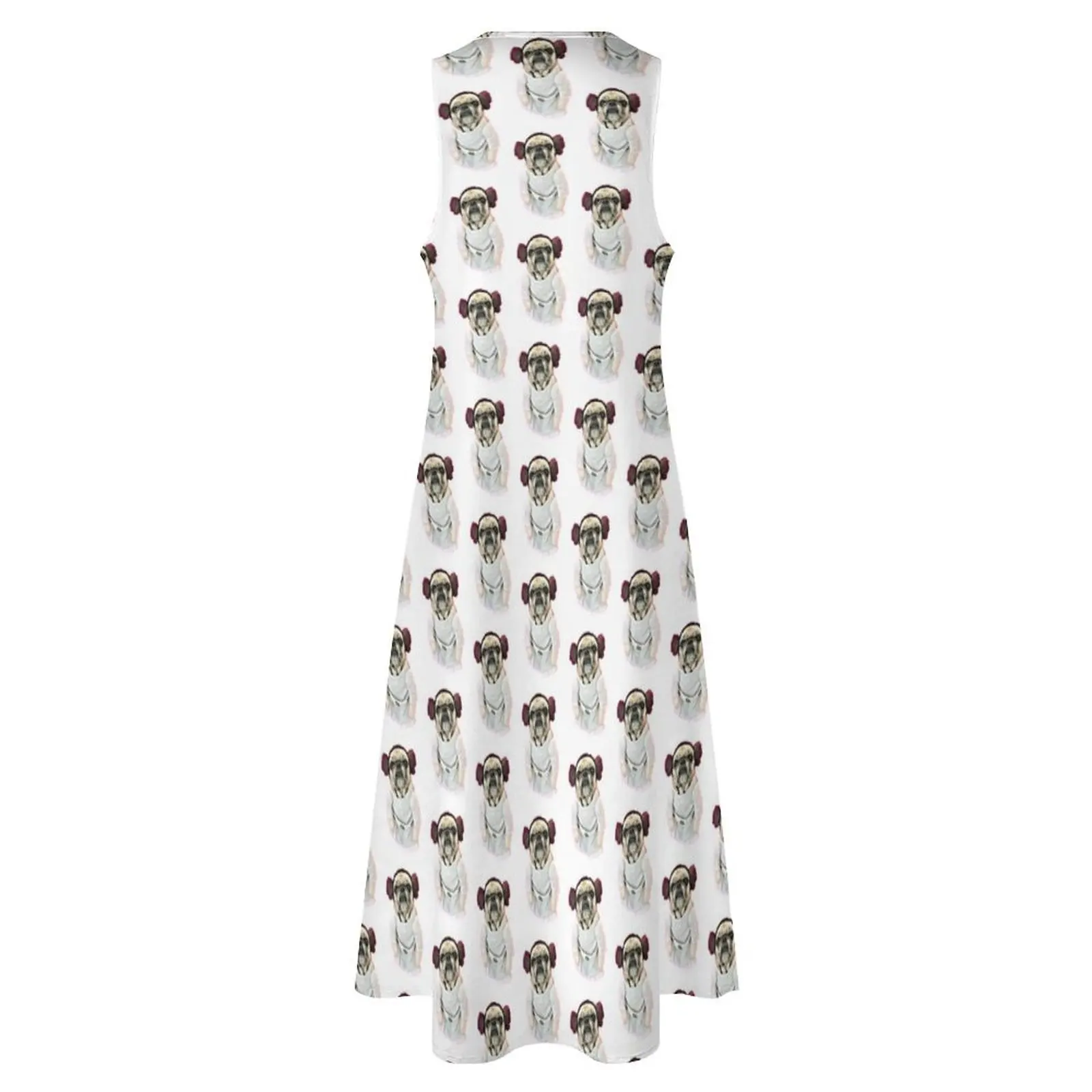 Vestido largo de princesa Pug, vestido de verano para mujer, vestidos de fiesta, vestidos de novia para mujer