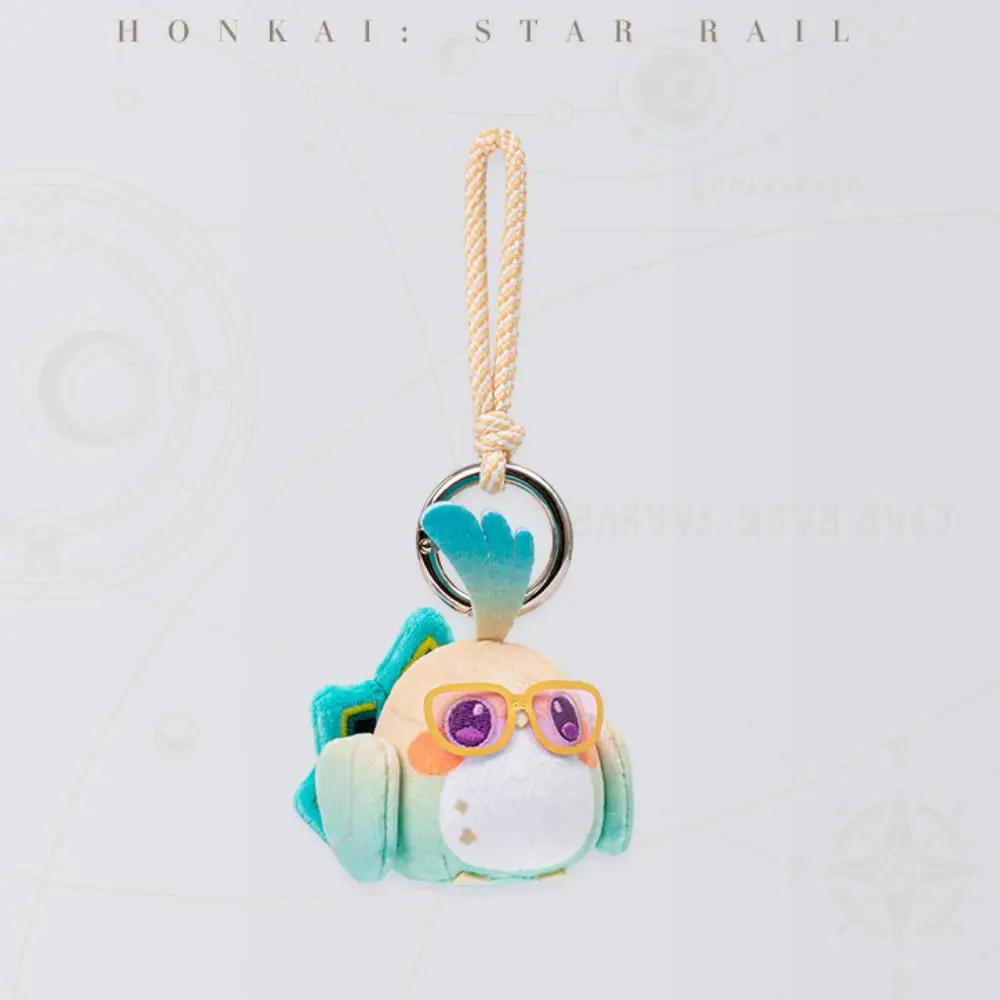 Honkai スターレールジミ応接室シリーズ折りたたみ鳥ぬいぐるみバックパックペンダント漫画キーチェーン装飾アクセサリーおもちゃ