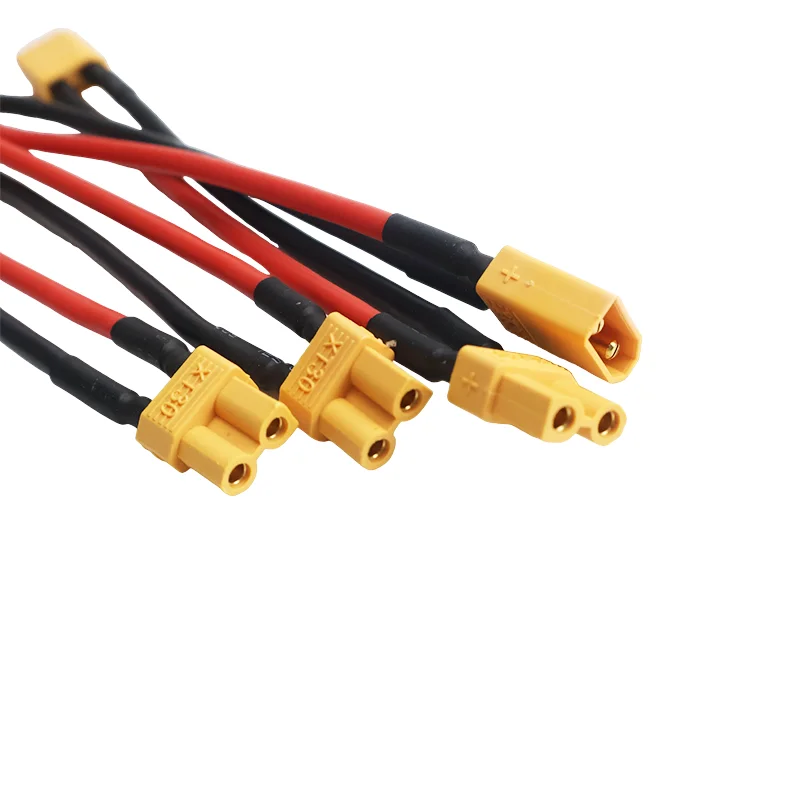 2 قطعة XT30 XT60 XT90 ذكر/أنثى موصل البطارية 10 سنتيمتر لينة سلك السيليكون المزدوج تمديد لمحرك شاحن البطارية توسيع DIY بها بنفسك