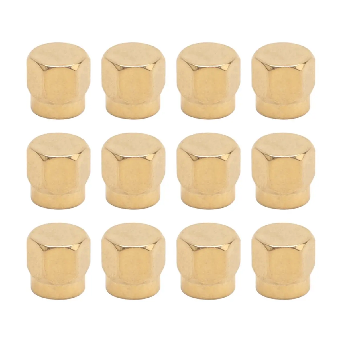 A64Z! 12PCS SMA Plug Dustproof Cap, SMA Female Jack Dust Cap Gold-Plated Coaxial Connector Protective Cap