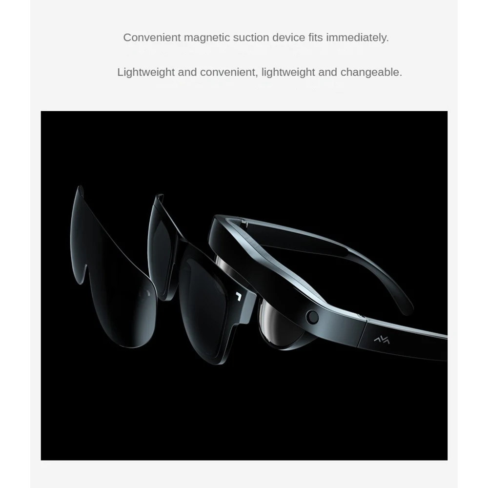 Rayneo Air Smart Glasses Front Lens Accessories Sunglasses For Thunderbird Air Customized Glasses Lenses Magnetic Suction Fit