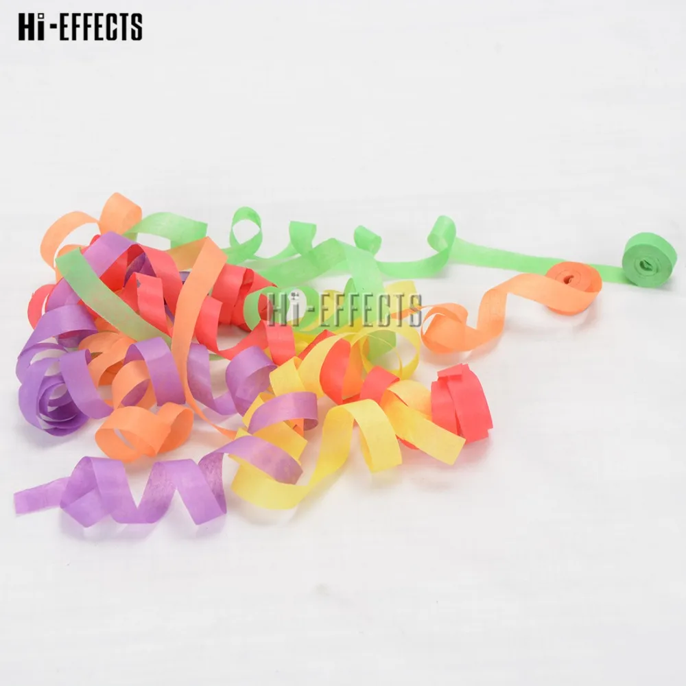 Long Colorful Ribbon Paper 2cm By 3m for Confetti Machine Decoration Confetti Paper Wedding Party Birthday Table Scatter Decora