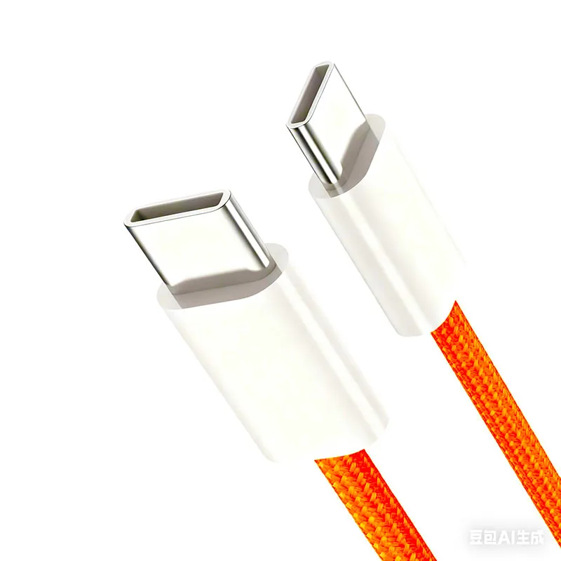 PD 60 W Typ C zu Typ C Farbe Kabel Für iphone 15 15pro Schnelle Lade Für Xiaomi Samsung Huawei Typ C Weben Kabel 1M 2M 3M – Detail 13