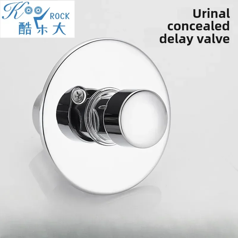 

Copper Concealed Wall-Mounted Urinal Flusher with Delayed Flush Mechanism - Compact and Hygienic Design for Modern Bathrooms
