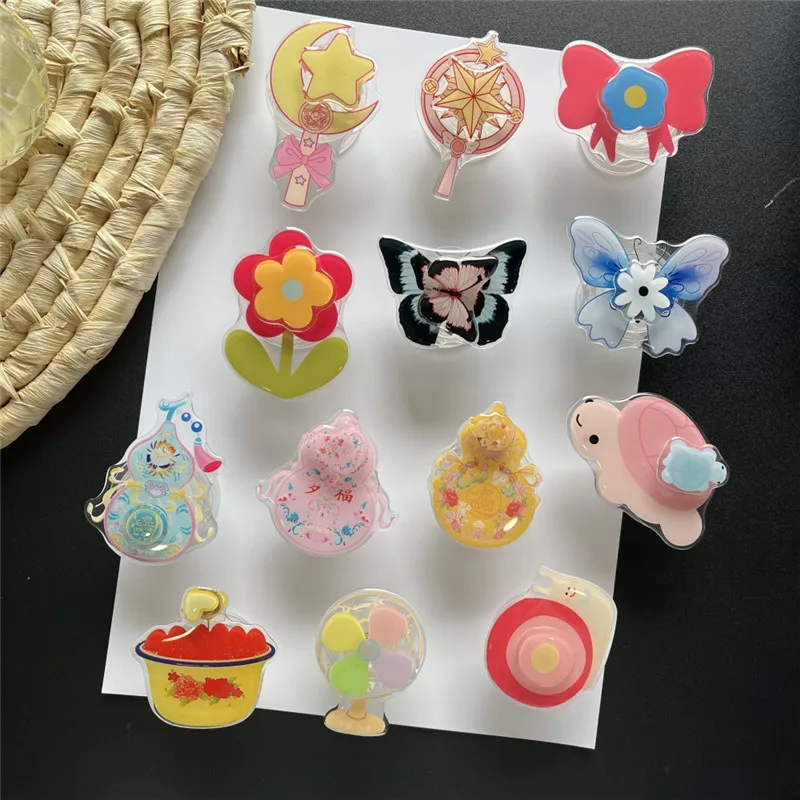 

Вращающийся мультяшный черепаха-улитка, расширяемый держатель для мобильного телефона, подставка INS, складная ручка, гнездо для тока, кольцо на палец, кронштейн, аксессуары