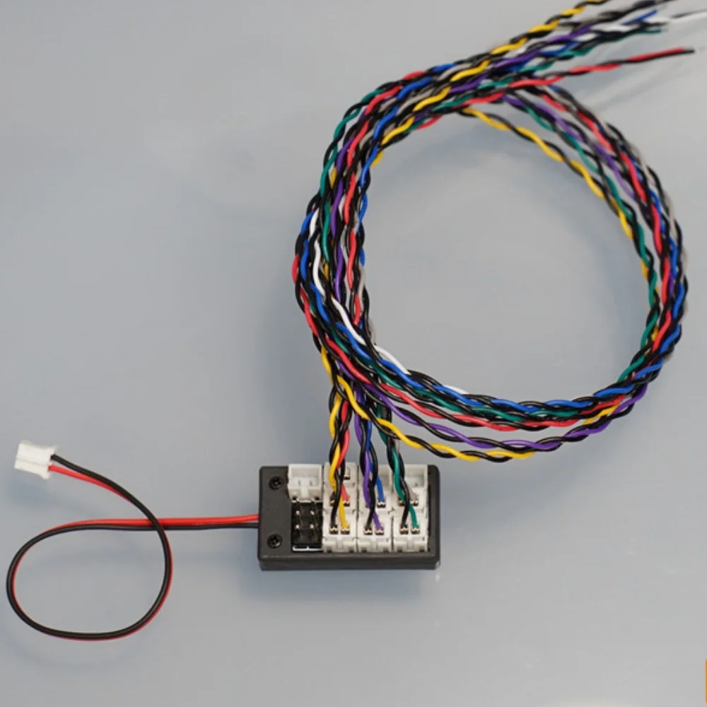 PH2.0 سلك طرفي أربعة في واحد MFC-03 01 عالمي لـ 1/14 Tamiya RC SCANIA 770S BENZ MAN مركبات التسلق بجهاز التحكم عن بعد #5