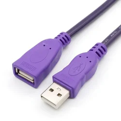 Przedłużacz USB 2.0 Przedłużacz kabla męskiego na żeński do ładowania telefonu Komputer USB2.0 M/F Przedłużenie 1,5 m/3 m/5 m/10 m