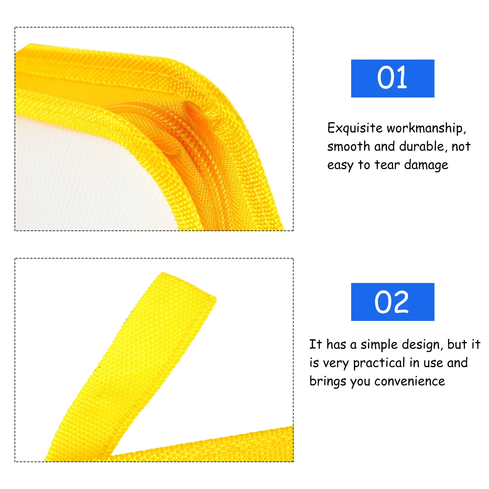 

1Pcs Compact Zipper Document Organizer Easy Carry File Bag for Work and Study File Bag Zipper Storage Pouch Document Organizer