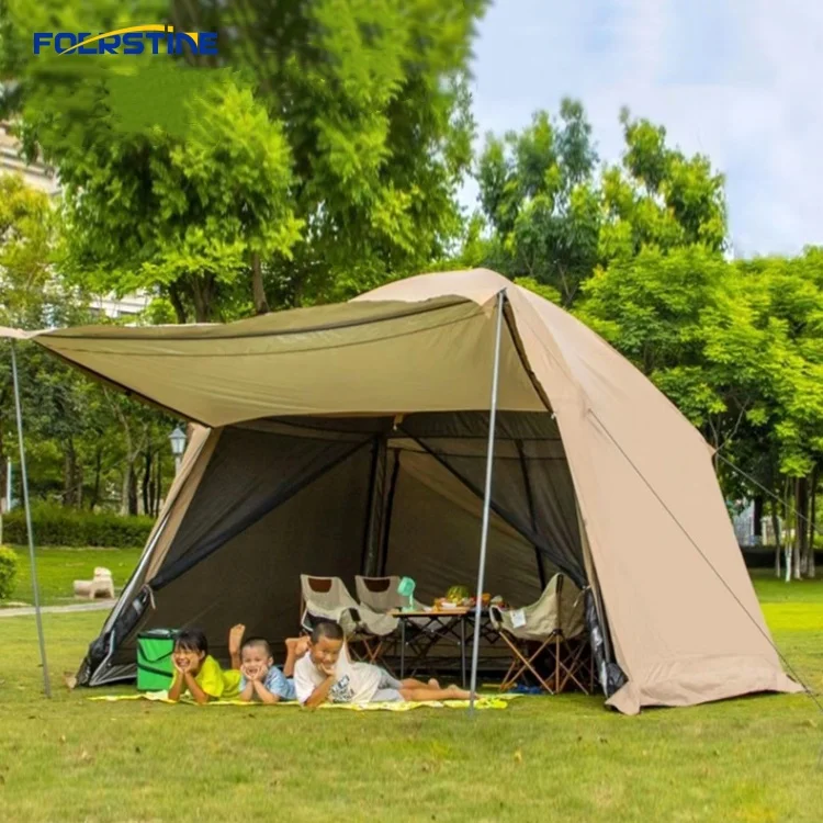 

Outdoor Multi-person Sunshade Fishing Pergola Picnic Cooking Big Beach Outdoor Waterproof Camping Roof Top Tent