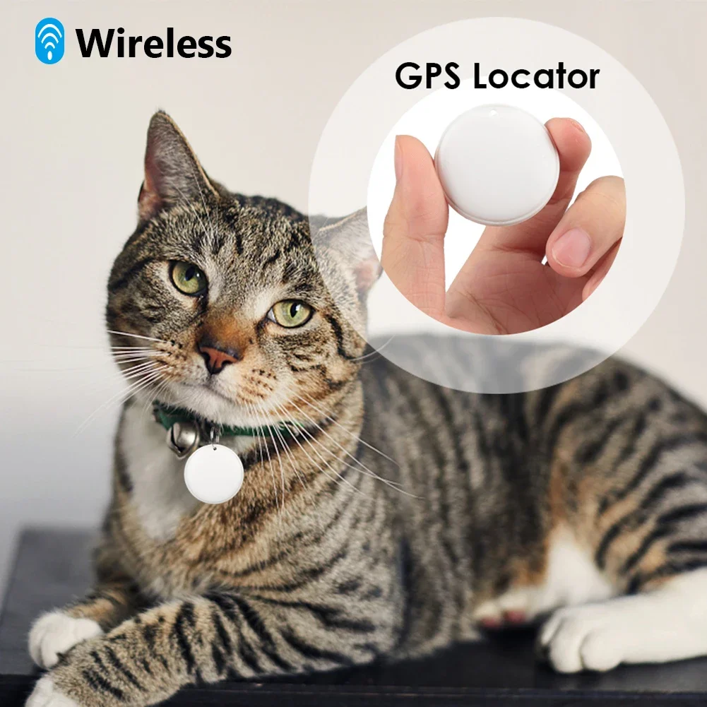 

Square Pet Finder Bluetooth-compatible 5.0 Smart GPS Tracker with Lanyard Anti-Lost Tracker for Child Bag Wallet for Android IOS