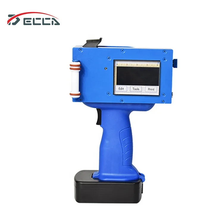 Manual Portable Handheld Inkjet Printer for Cardboard Metal Plastic Tube Date Code Printing Machine