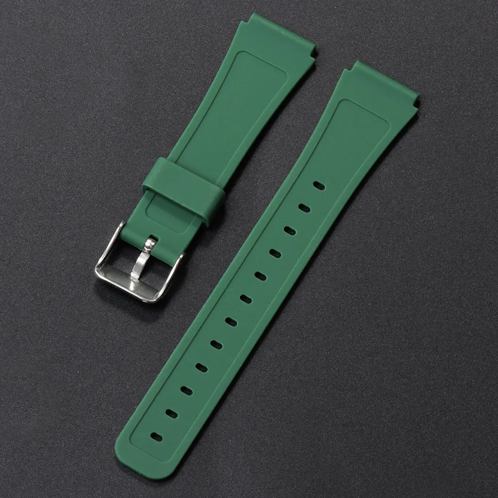 For Casio F91W W800H SGW400 F91W F84 F105/108 A158/168 AE1200 Silicone Watch Strap Waterproof Band Replace Wrist Bands Bracelet image 2
