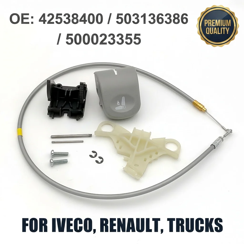 42538400 503136386 500023355 for IVECO RENAULT Truck Seat Backrest Tilt Adjustment Handle Kit ISRI 6860 Seat Control Switch Cabl