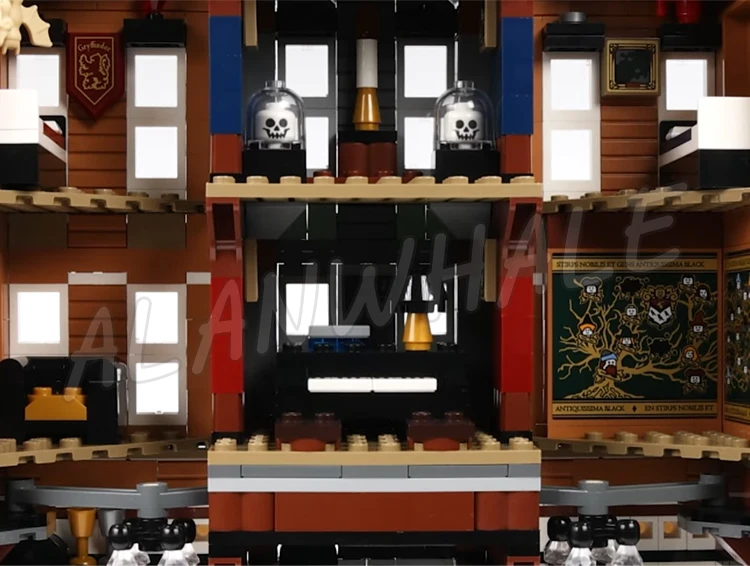 1083 elementy Magiczny Świat Czarodziejów 12 Grimmauld Place Siedziba Feniksa Dom 6071 Klocki Konstrukcyjne Zabawki Kompatybilne z Modelami