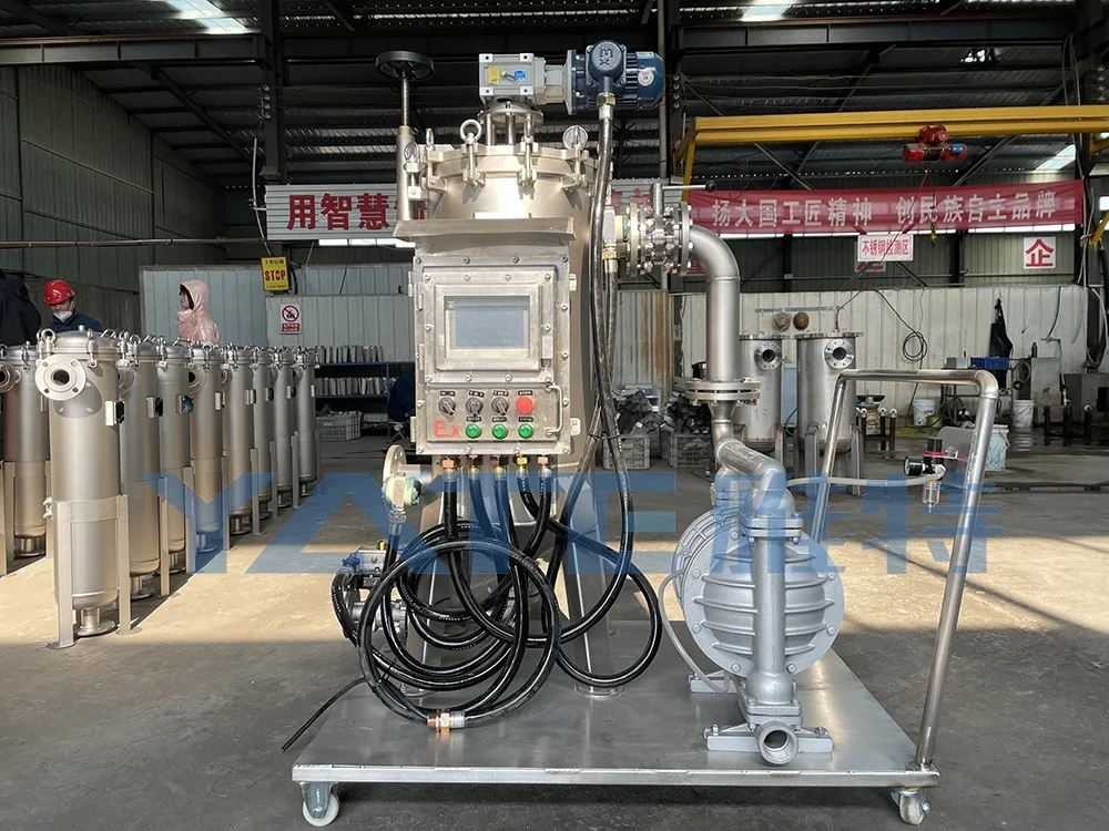 آلة فاصل المياه الزيتية الصناعية الصلبة الشوائب الفولاذ المقاوم للصدأ التلقائي الخارجية التنظيف الذاتي مكشطة مبيت مرشح