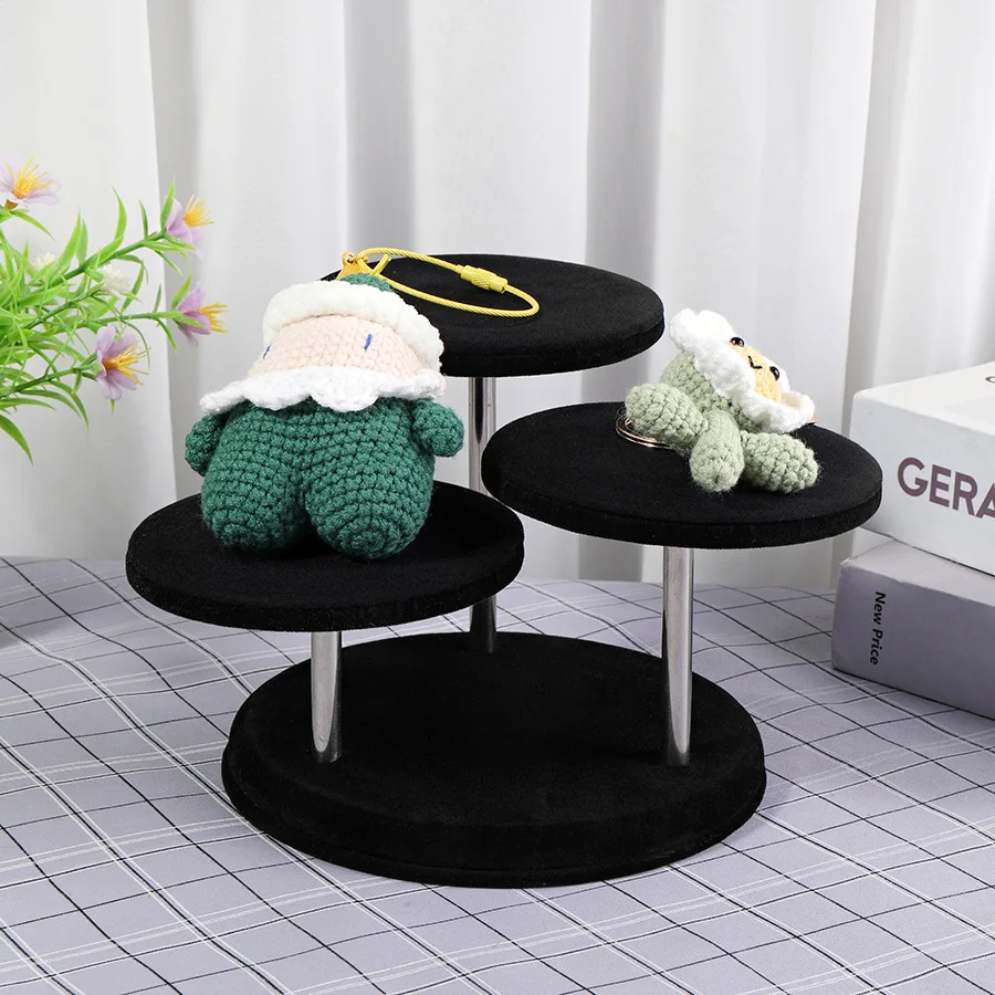 

Дисковый фланелевой счетчик ювелирных изделий, браслет с живым дисплеем, стеллаж для демонстрации ювелирных изделий из нефрита для культурных игр, предназначенный для прямой трансляции