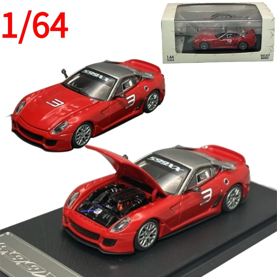 

Rhino Model Diecast 1:64 Ferrari 599XX Evo Car Model Ferrari Play Vehicles Collectible Model Cars Toys for Boys Gift