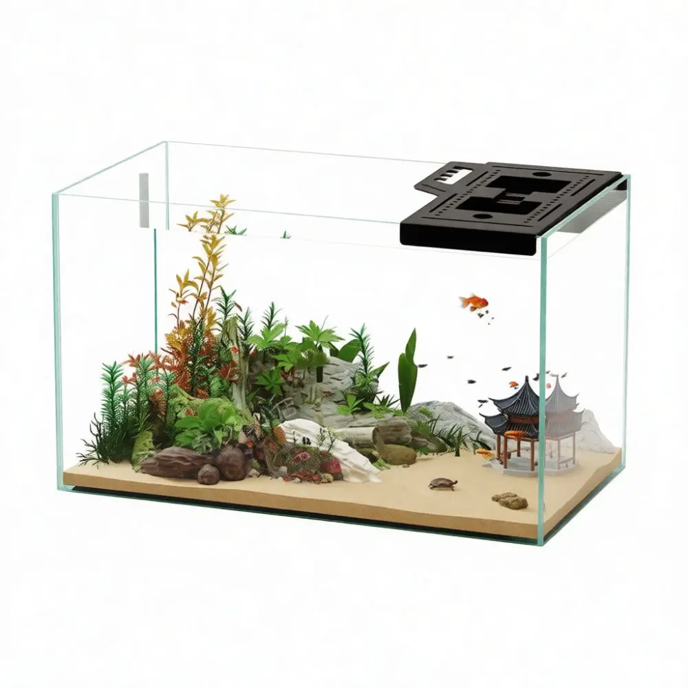 Adjustable Aquarium Storage Stand Fish Tank Organizer Shelf Plant Propagation Tray Landscape Divider Decoration Rack