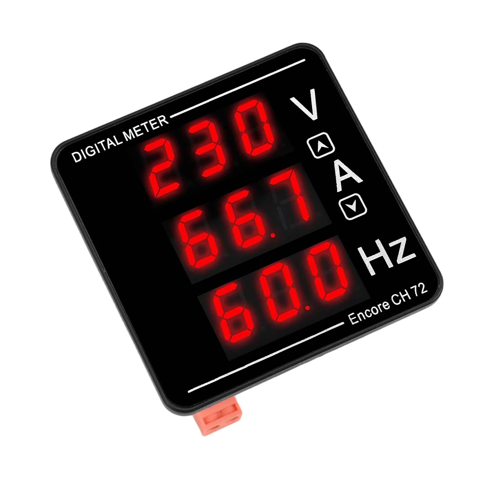 120A Ammeter Digital Voltmeter Size 72*72*32mm AC Current Frequency Measurement Ammeter Precise Current Converter