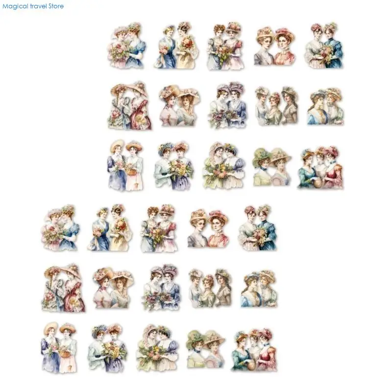 N2UB 1 Sheet Scrapbooking Sticker Decorations Planner Sticker for Album Journal, Art Crafts Card Making Scrapbook Sticker