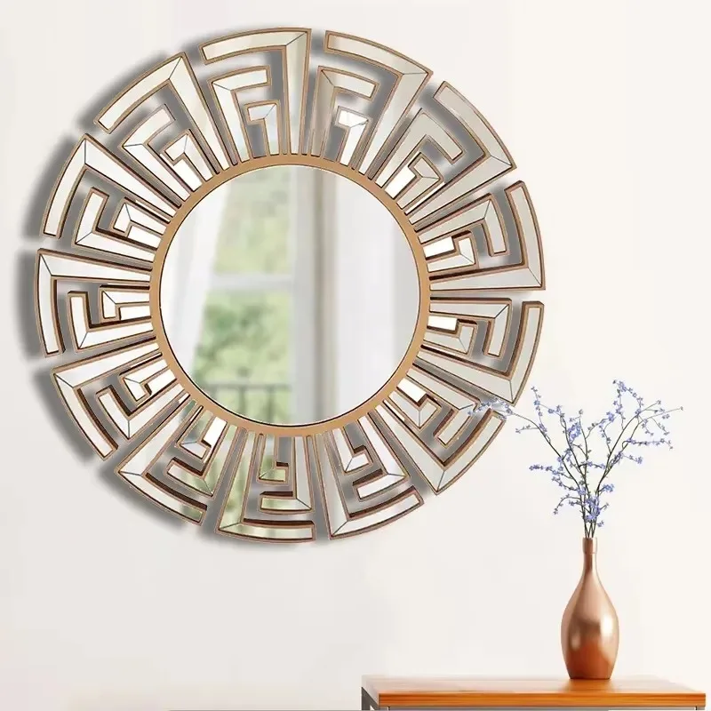 

60 см Лидер продаж индивидуальное настенное зеркало подвесное настенное декоративное художественное подвесное декоративное стеклянное зеркало