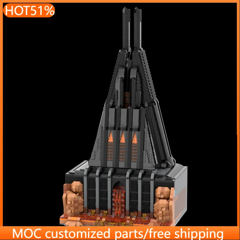 

3009 PCS Medieval Vader's 10333 Barad-dûr Alternative Build MOC Customize Modular Building Block Brick DIY Festival Toy Gift