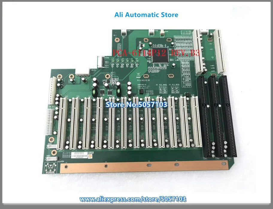 PCA-6114P12 Rev.B3 IPC Backplane Passivo 12 Interfaces PCI