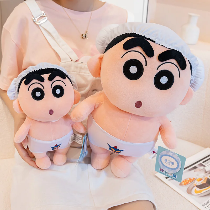 

Lovely Crayon Shin-chan Plush Nohara Shinnosuke Kazama Tōru Doll Sakurada Nene Toy Bath Towel Soft Pillow Cushion For Kids