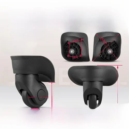 가방용 부품 여행 가방 브랜드 타입 라운드 슬라이딩 휠 바퀴 바퀴 여행 가방 라운드 슬라이딩 휠 바퀴 