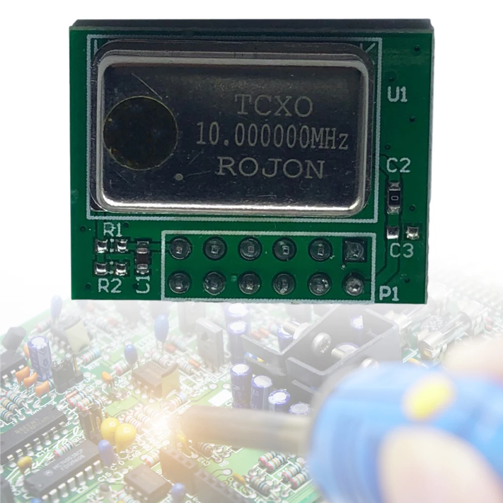 TCXO External Clock PPM 0.1 TCXO Clock Oscillator Module High Accuracy Clock Module GSM/WCDMA/LTE for HackRF One SDR