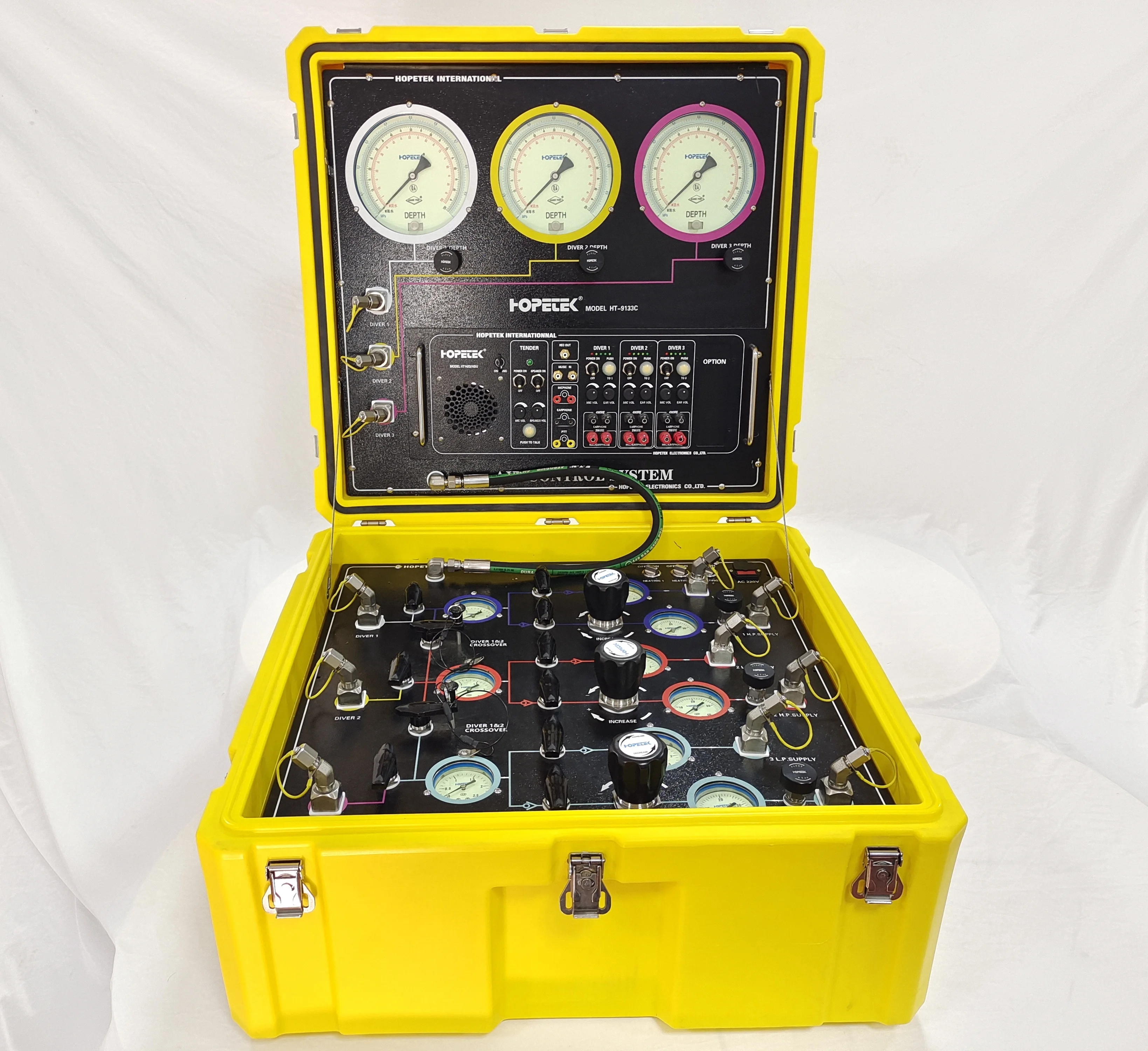 Commercial Diving  Three Diver Diving Air Control Panels Commercial Diving Equipment