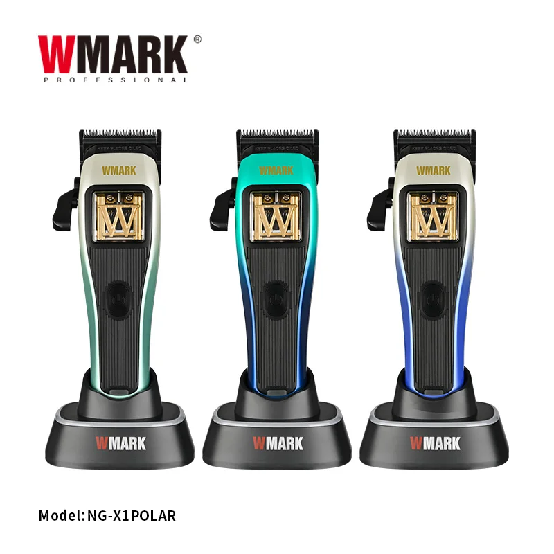 2025New Professional Hair Clipper Electric Hair Trimmer WMARK NG-X1 POLAR Magnetic Levitation Vector Electromechanical Clipper