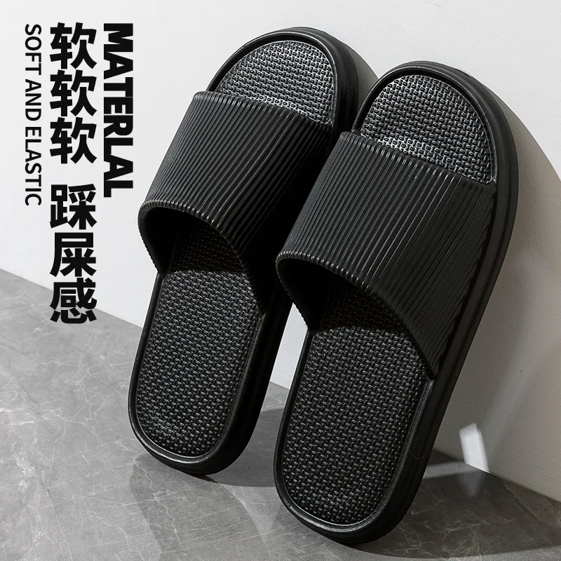 Foldable Portable Travel Men's Slippers Bathroom Indoor Hotel Disposable Flat Heel Lightweight EVA Slippers Summer Season