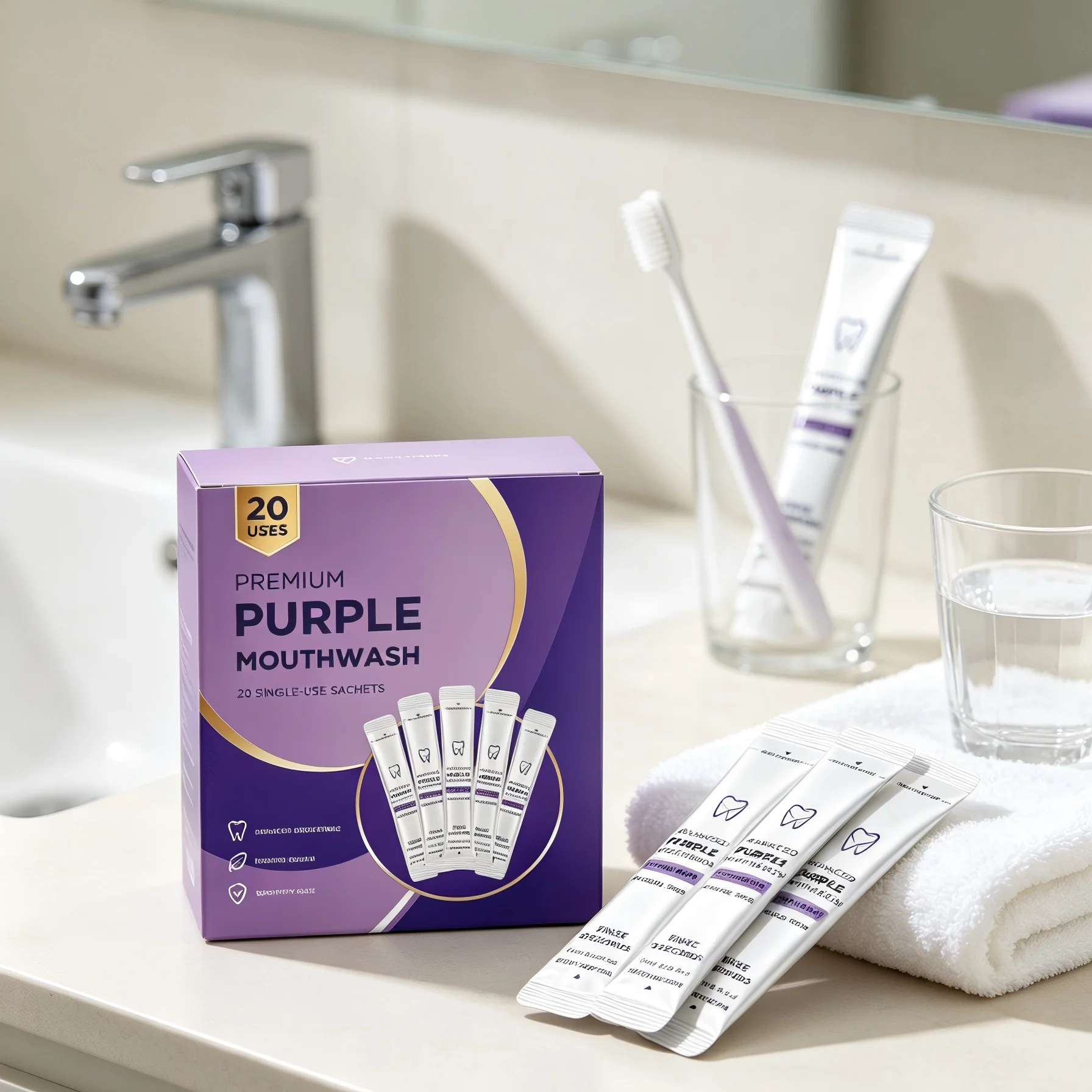 Mor Ağız Çalkalama Suyu Ağız K - Whitening Mouthwash incelemesi ve fiyatı