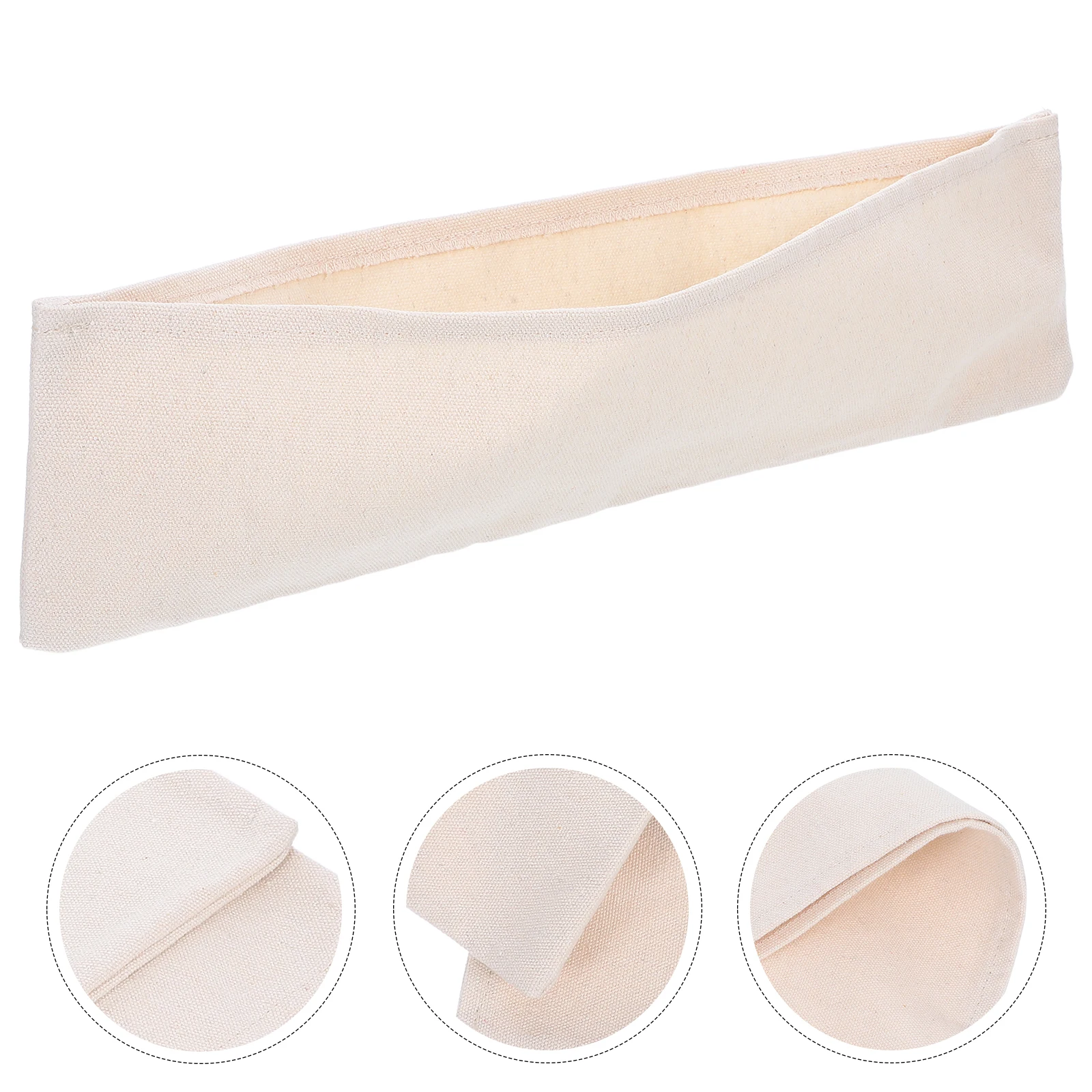 

3pcs Pants Hanger Covers Nonslip Cloth Protectors Breathable Cotton Linen Clothing Rack Storage for Home Store Use Non-Slip