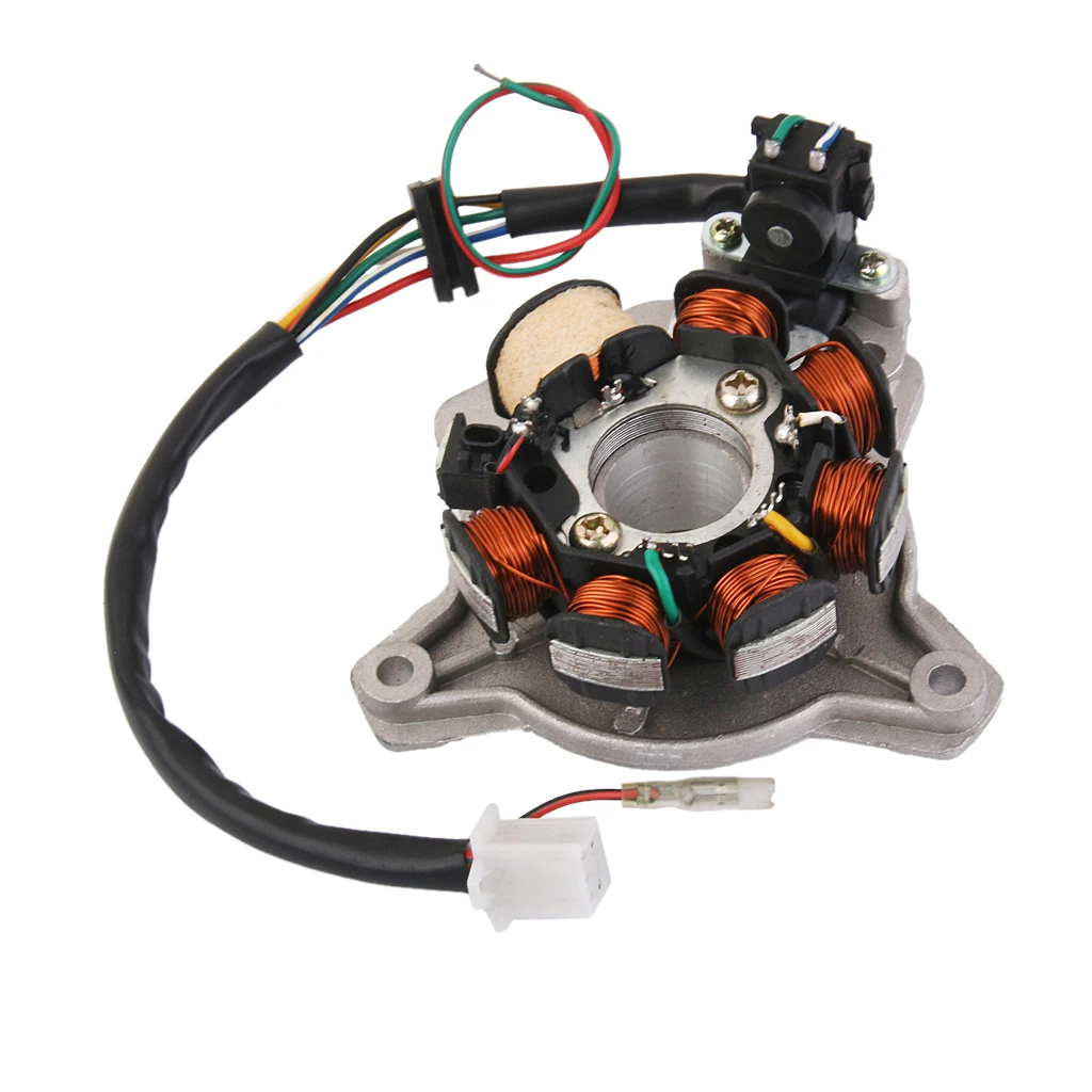 

Высокопроизводительная катушка статора (магнето) из металла для двигателей мотоциклов и картов CG 125cc 150cc