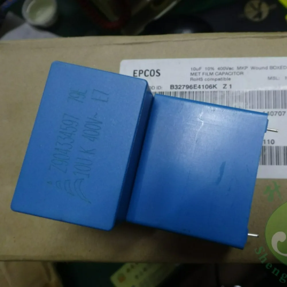 EPCOS 10uf 400vAC 106 10U K 400VAC Brand New 38mm Absorption Film Capacitor B32796E4106K