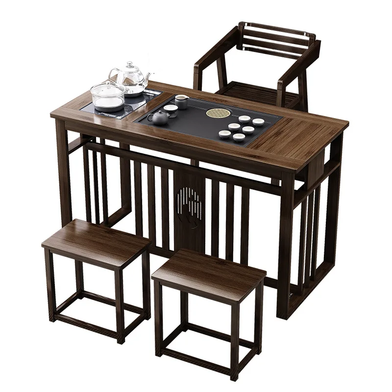 

Tea table and chair combination, new Chinese style, office home
