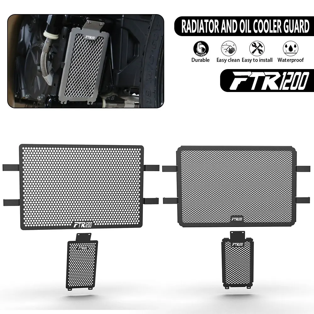 

Motorcycle Radiator Grille Guard Protector Cover FOR INDIAN FTR1200S FTR1200R 2019- 2025 FTR1200 FTR 1200 S R CARBON RALLY SPORT