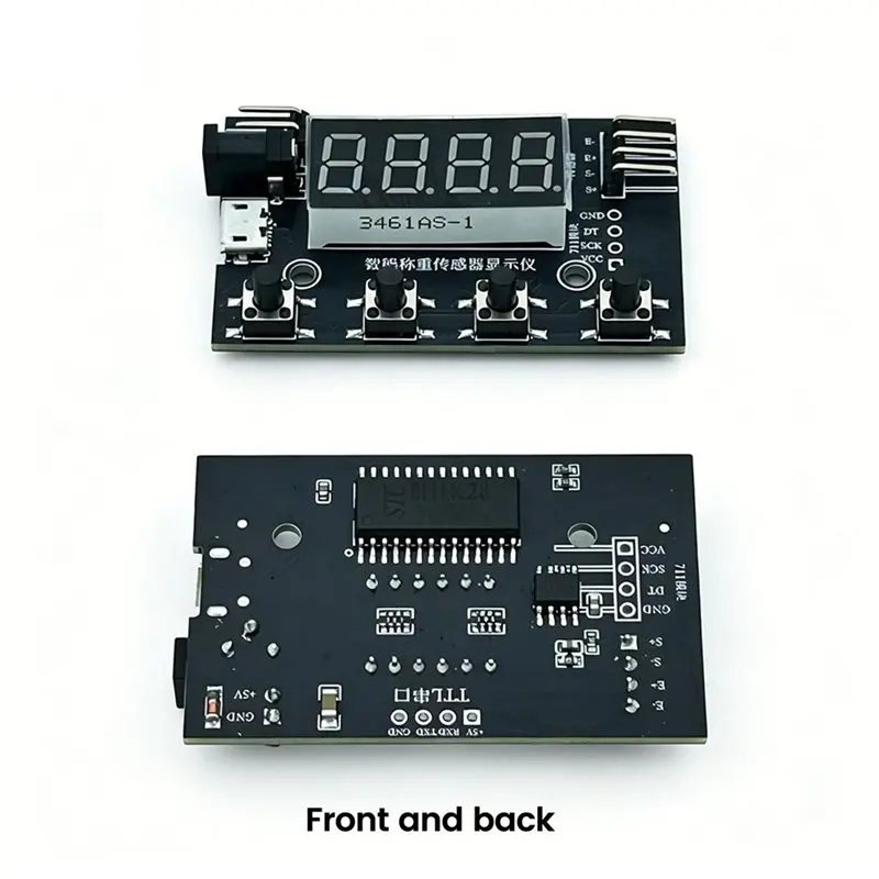 HX711 Smart Load Cell Display 24-Bit Weighing Indicator Electronic Scale Tensile Compressive Forces Dynamic Torque Value