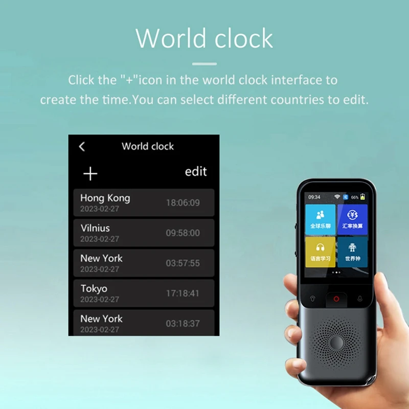 T11 Translator Intelligent WIFI Translator 134 Languages Online Translation For Travel Business