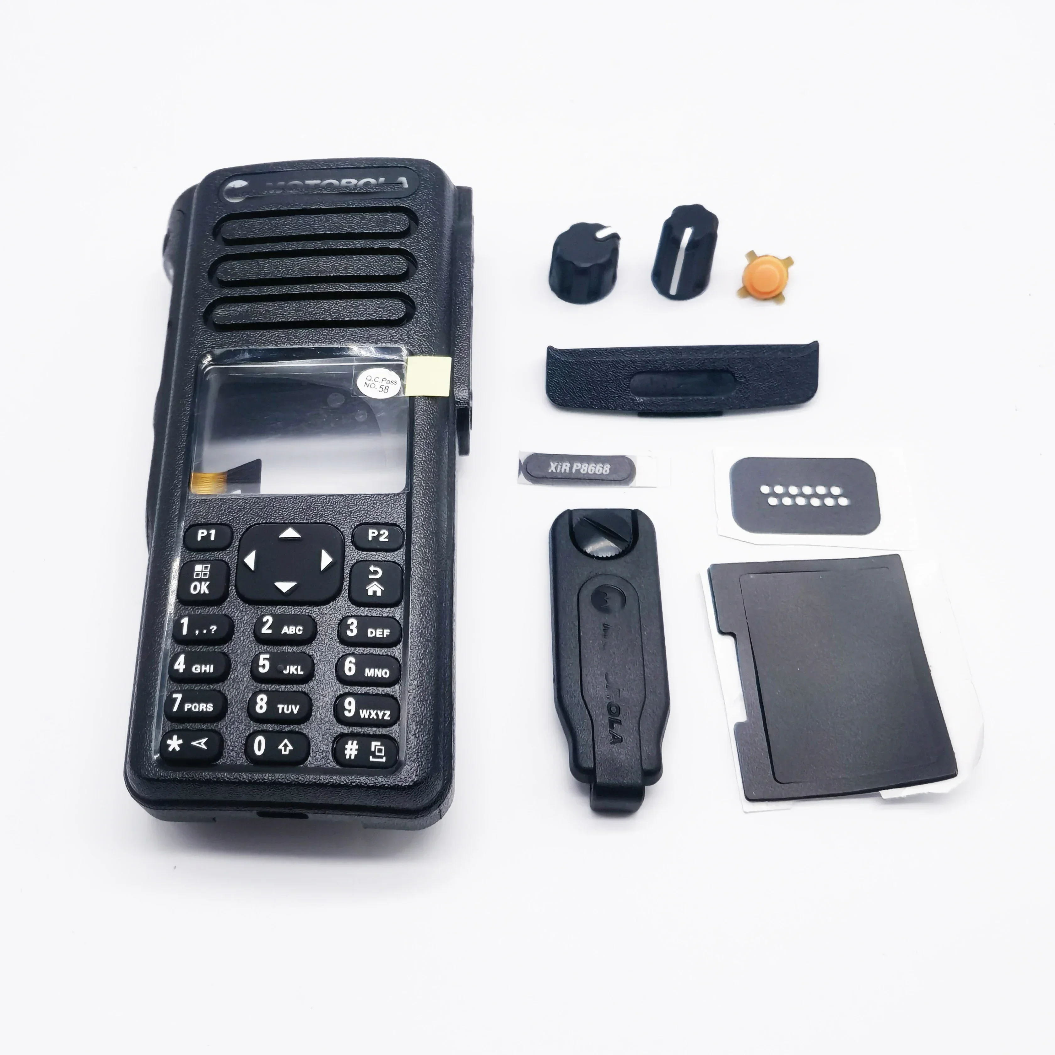 PMLN6116 Front Housing Repair Kit Case Cover For XIR P8660 P8668 DP4800 DP4801 XPR7550 XPR7580 DGP8550 DGP5550 Two Way Radio